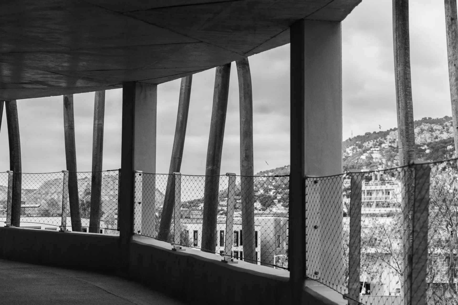 Aparcamiento Loubière, vista interior